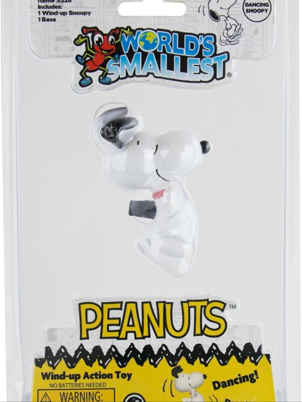 Peanuts World's Smallest White Snoopy Wind-Up Toy